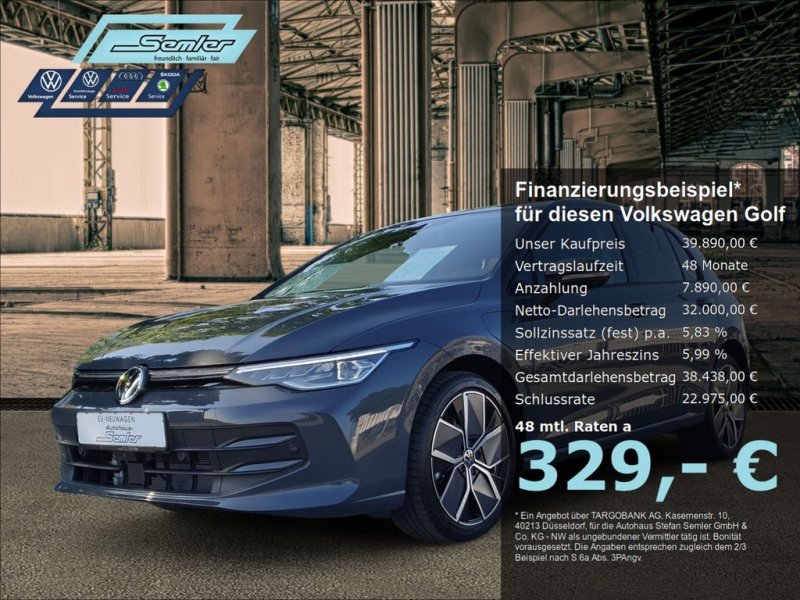 Volkswagen Golf VIII 1.5 TSI Life eHybrid DSG MATRIX KESSY