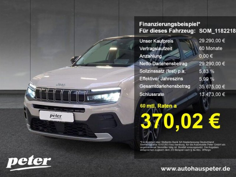 Jeep Avenger e-Hybrid MY24 Altitude 1.2l T3 48V