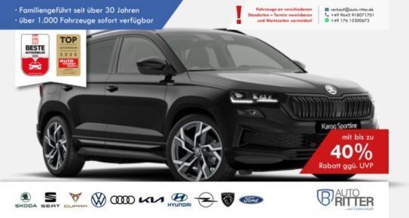 Skoda Karoq Sportline ACC-AHK-RFK-PANO-LED-Carplay-...