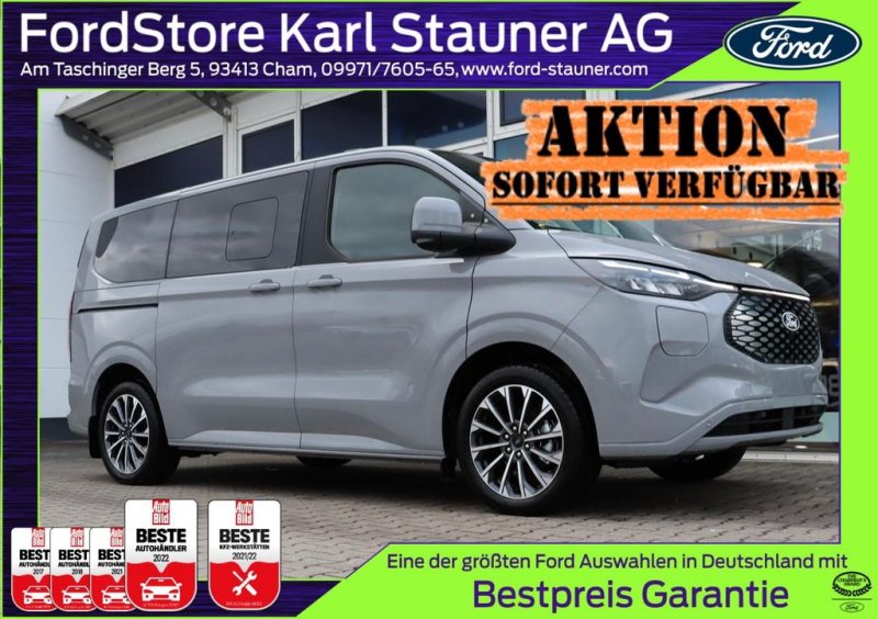 Ford Tourneo Custom Titanium X BEV 340L1 AHK 0,0% FIN