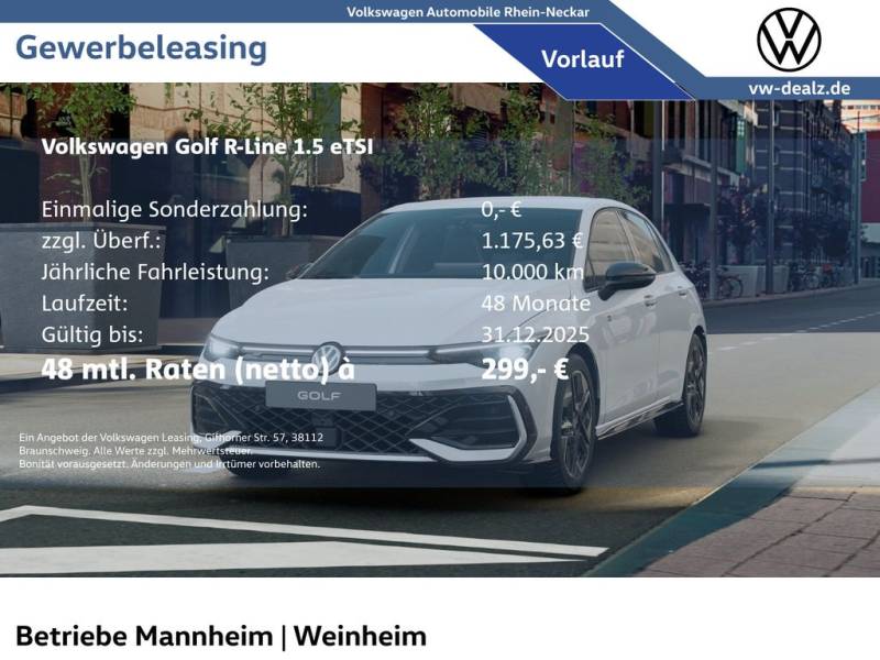 Volkswagen Golf R-Line 1.5 eTSI DSG NAVI AHK Winterräder