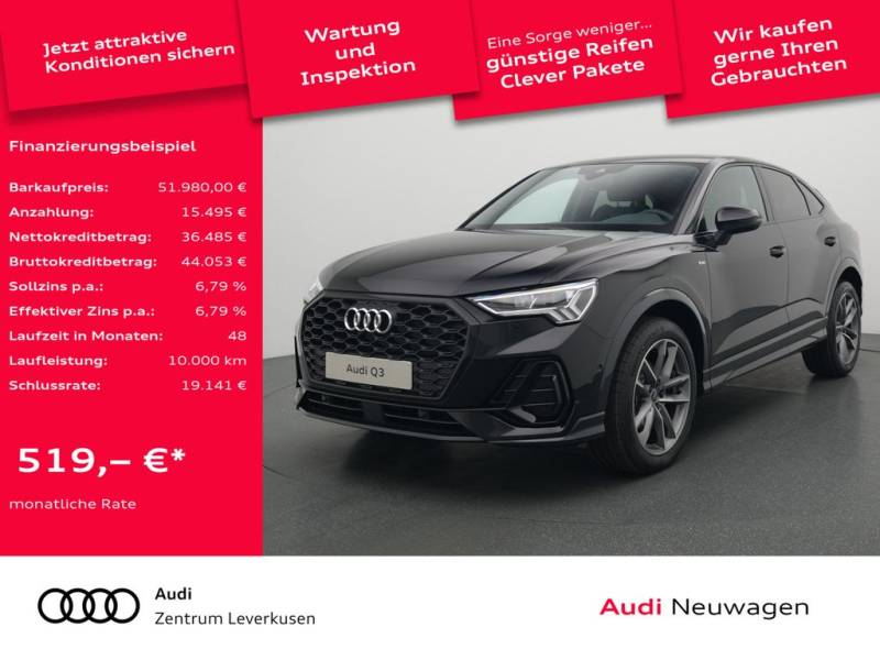 Audi Q3 Sportback TFSI S line NAVI VIRT SHZ PDC KLIMA