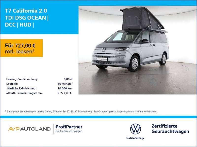 Volkswagen T7 California 2.0 TDI DSG OCEAN - DCC - HUD -