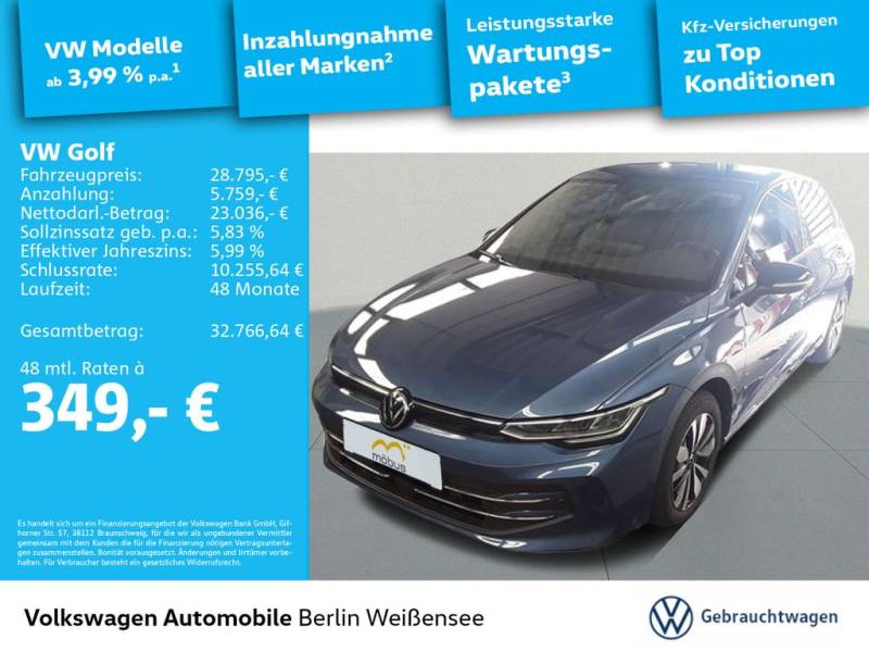 Volkswagen Golf VIII 1.5 eTSI Goal *DSG*APP*RFK*ACC*LED*