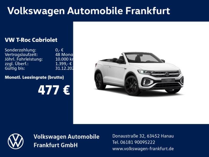 Volkswagen T-Roc Cabriolet R-Line 1.5 l TSI OPF 110 kW (150
