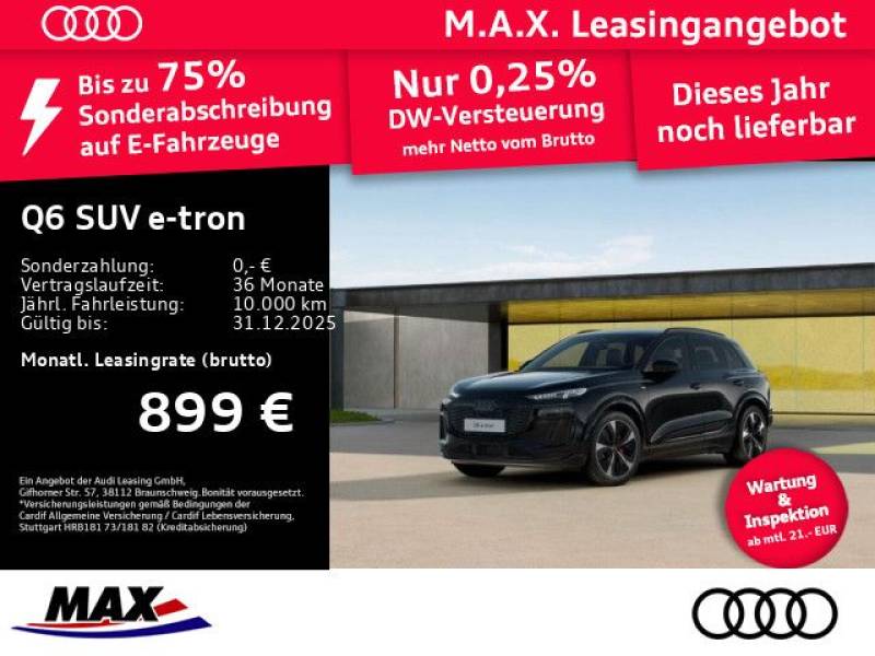Audi Q6 SUV e-tron quattro 285 kW S-LINE+AHK+TECH-PRO