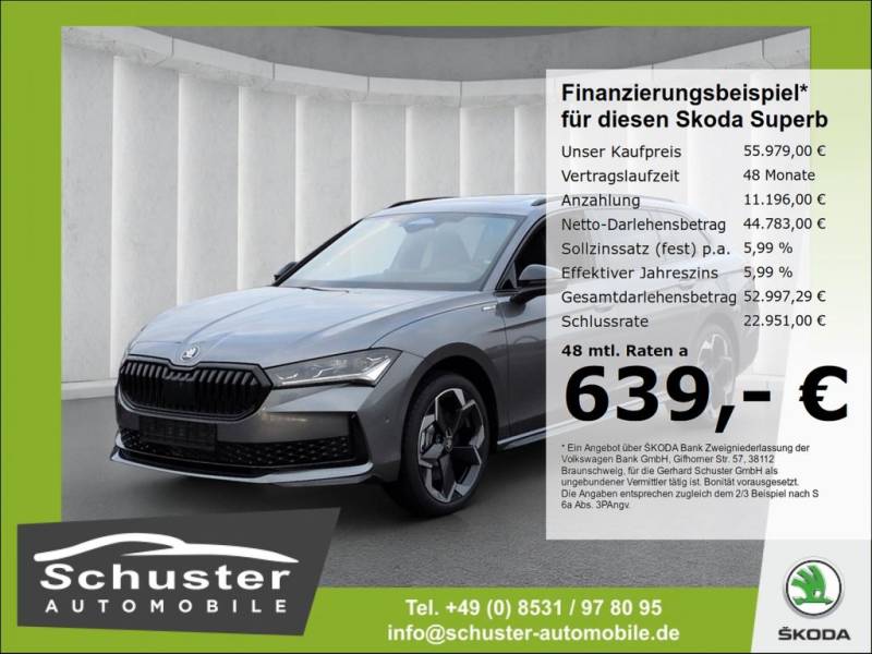 Skoda Superb Combi SPORTLINE 4x4 TSI*265PS StndHzg AHK