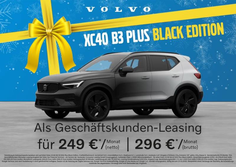 Volvo XC40 B3 Plus Black Edition 20" ACC DACH FHZ HandK