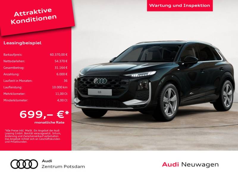Audi Q3 SUV TDI KLIMA SHZ NAVI AHK LED PANORAMADACH