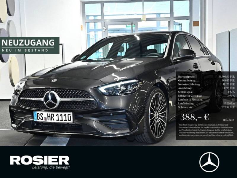 Mercedes-Benz C 220 d AMG Line LED Distr Memory Sounds. 360°