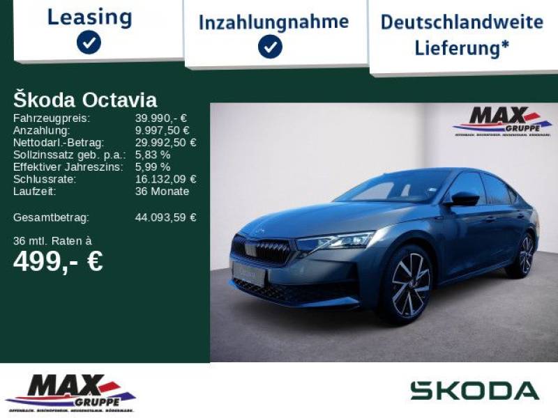 Skoda Octavia Sportline 1.5 TSImHEV MATRIX-LED+HUD+KAM