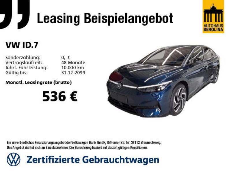 Volkswagen ID.7 Pro *IQ-MATRIX*AHK*360°*ACC*NAV*WärmeP*