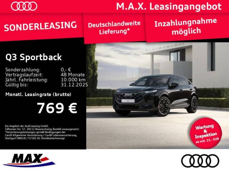 Audi Q3 Sportback TFSI quattro S-LINE+AHK+TECH-PLUS