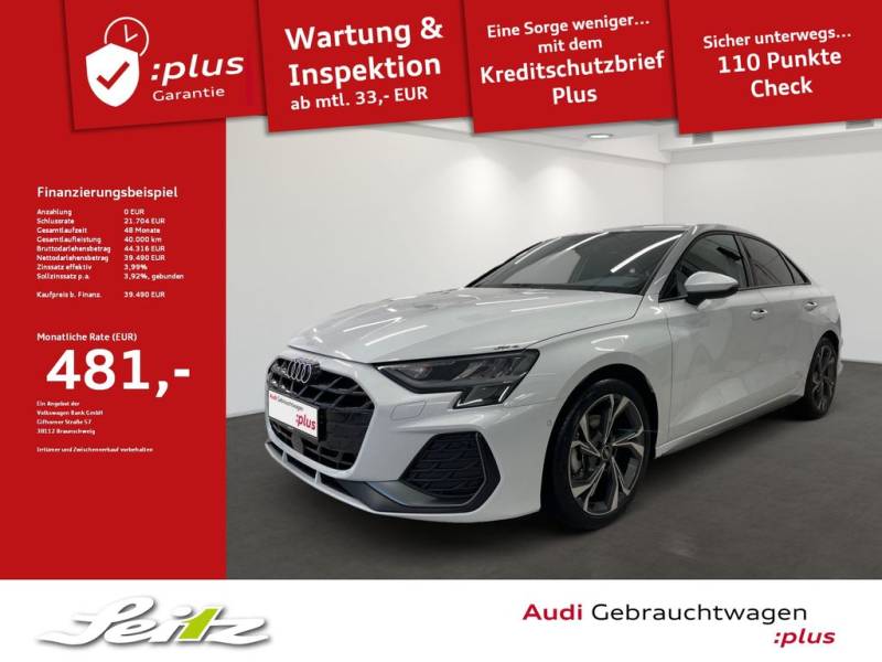Audi A3 Limousine 35 TFSI S line *AHK*SONOS*LED*KAMER
