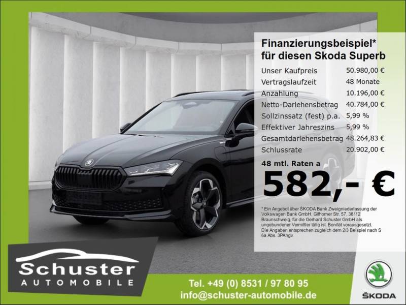 Skoda Superb Combi SPORTLINE iV Hyb*AHK Panodach Navi