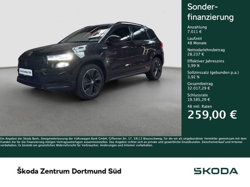 Skoda Karoq 1,5TSI Sportline Leder Panoramadach Kamera