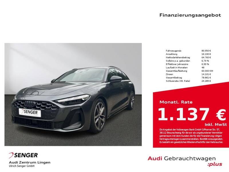 Audi A5 Avant e-hybrid quattro Tech plus Paket Matrix