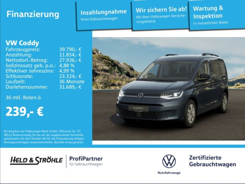 Volkswagen Caddy Life 2.0 TDI DSG LED PDC SHZ APP-CONNECT