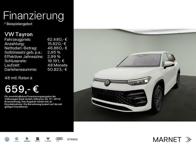 Volkswagen Tayron 2.0 TDI 4M DSG R-Line AHK*LED*360°*20Z*DC