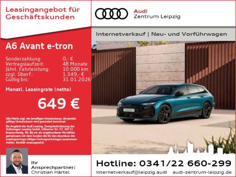 Audi A6 Avant e-tron performance Sline*AHK*Wärmepumpe