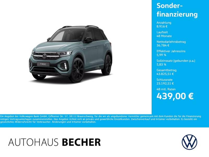 Volkswagen T-Roc R-Line 1.5 TSI DSG /AHK/Navi/Matrix/Sitzhz