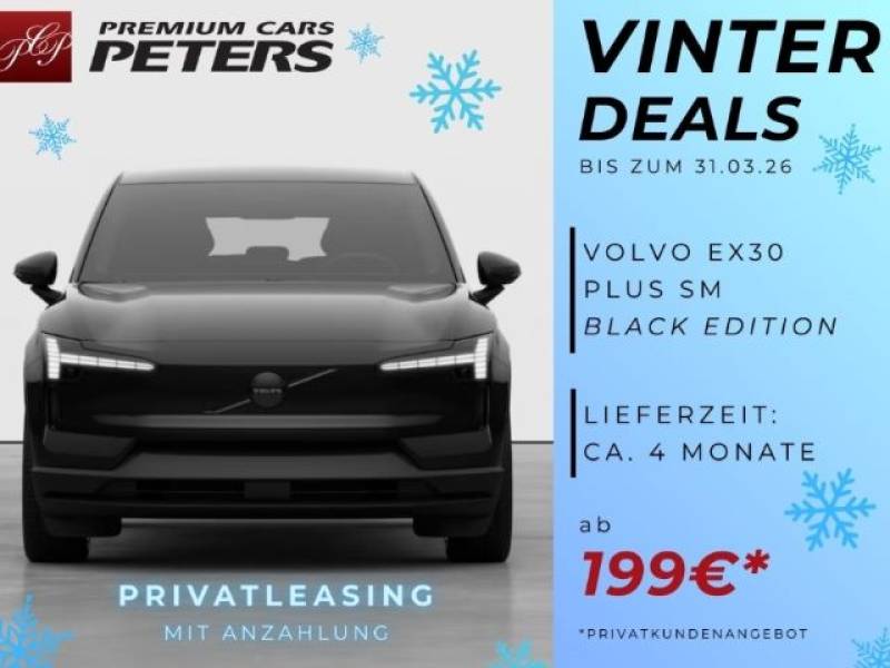 Volvo EX30 Plus SM Black Edition *Vinter-Leasing PRIVA