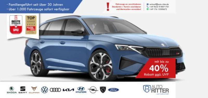 Skoda Octavia Combi RS ACC-AHK-RFK-LED-Navi-Carplay...