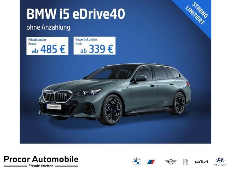 BMW i5 eDrive40 Touring NAVI LED PDC V+H Parkass.