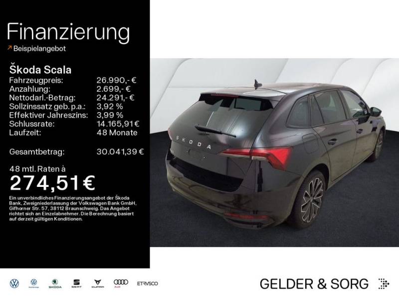 Skoda Scala Selection 1.5 TSI RFK*EPH*Navi*AHK*Virtual