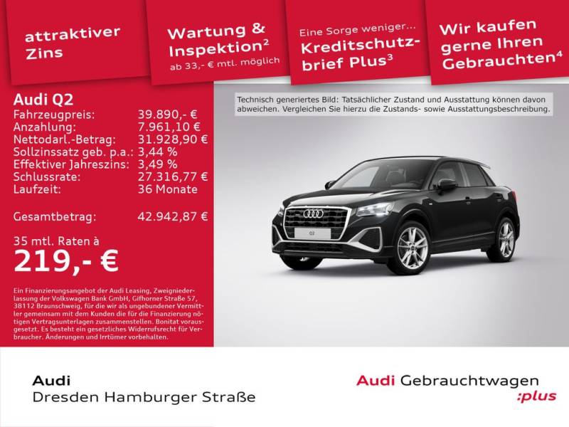 Audi Q2 S line 40 TFSI quattro 140(190) kW(PS) S tron