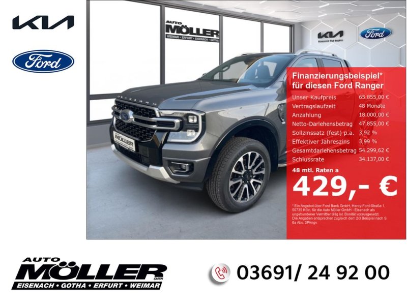 Ford Ranger 3.0 Ecoblue EU6e e-4WD Doppelkabine D-Kab