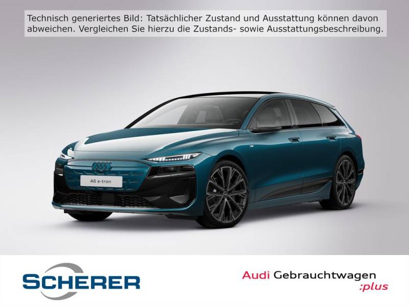 Audi A6 Avant e-tron S line edition one blue AHK BandO