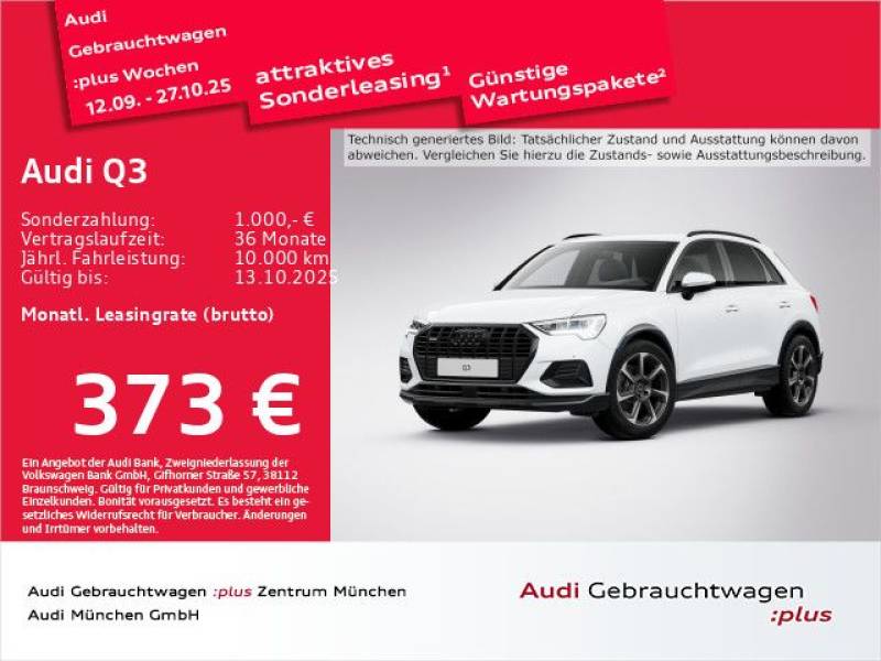 Audi Q3 40 TFSI qu. S tronic advanced S line AHK/19"Z