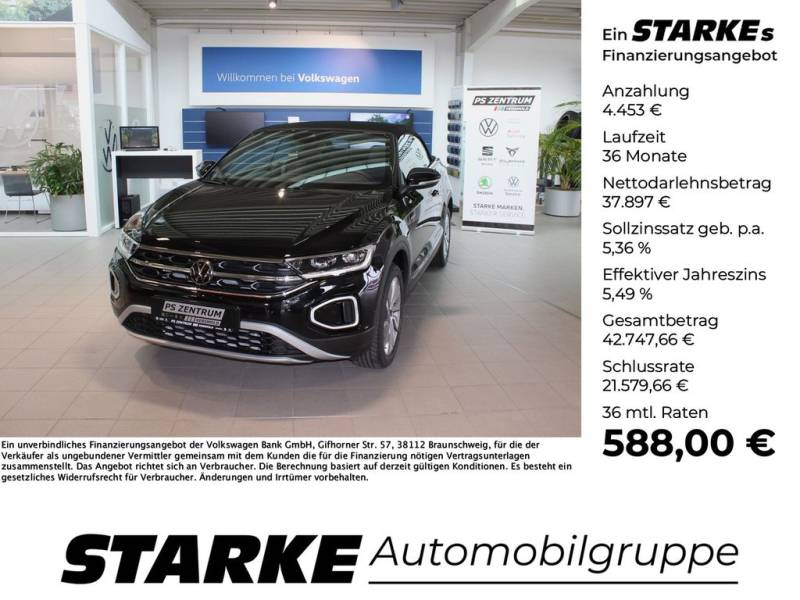Volkswagen T-Roc Cabriolet 1.5 TSI DSG Energy  AHK Navi LED