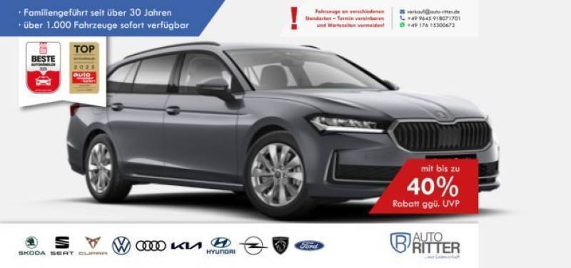 Skoda Superb Combi Selection ACC-AHK-RFK-LED-Carpla...