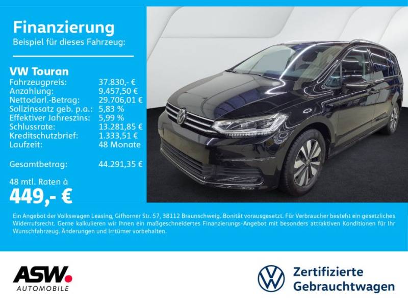 Volkswagen Touran Goal 2.0TDI DSG LED NAVI AHK ACC 7-Sitzer