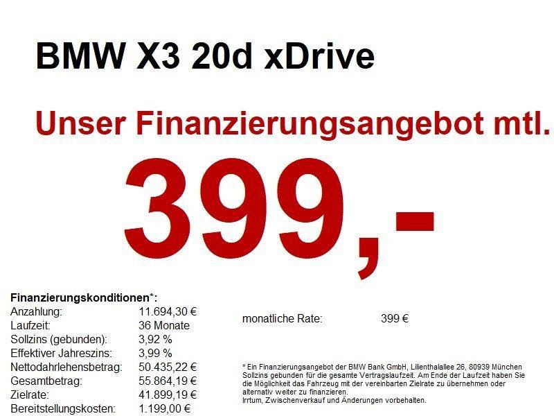BMW X3 20d xDrive *M-Sportpaket* *AHK schwenkbar*