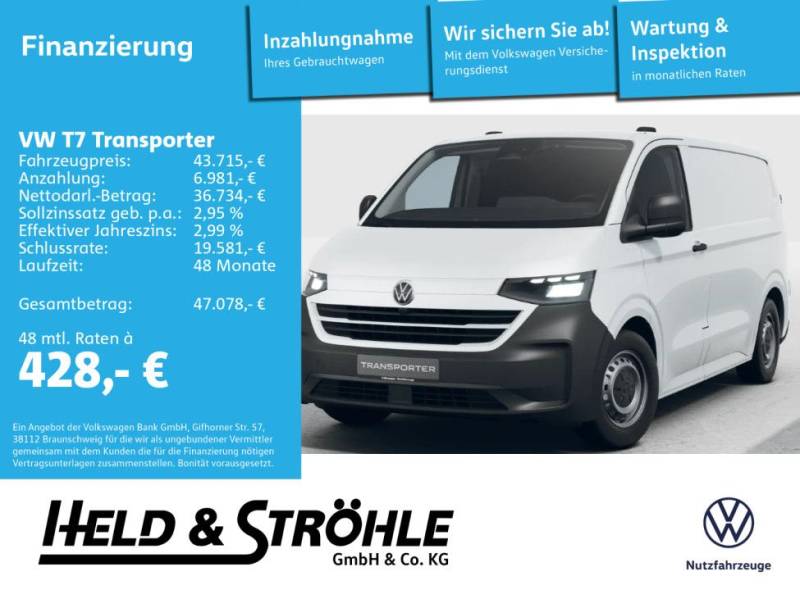 Volkswagen T7 Transporter Kasten 2.0 TDI AKTION NP:46.094.-