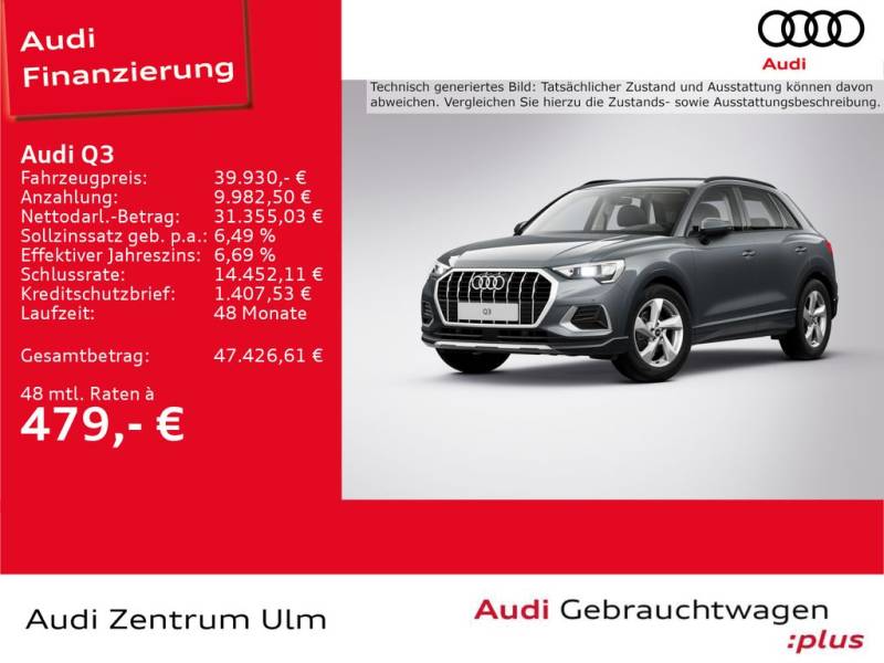 Audi Q3 advanced 35 TFSI AHK LED NAVI VIRT. 5J.GAR.