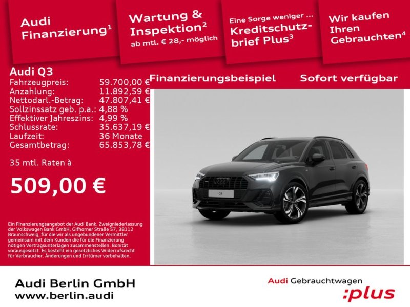 Audi Q3 S line 40 TDI quattro S tronic