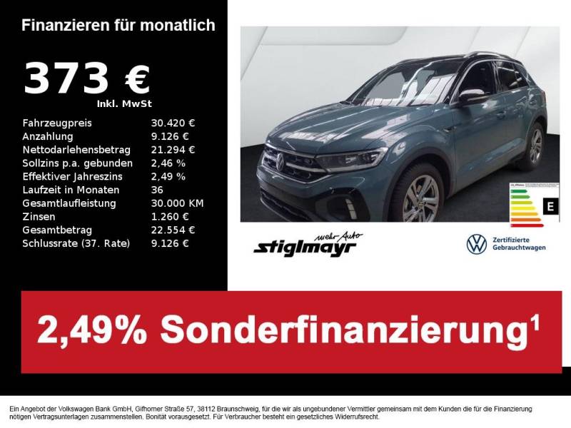 Volkswagen T-Roc R-line 1.5 TSI DSG ACC+AHK+KAMERA+LED+NAVI