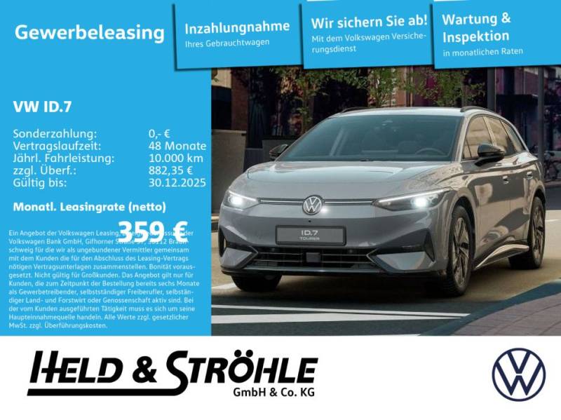Volkswagen ID.7 Tourer Loyalisierungsleasing bis 30.12.25*