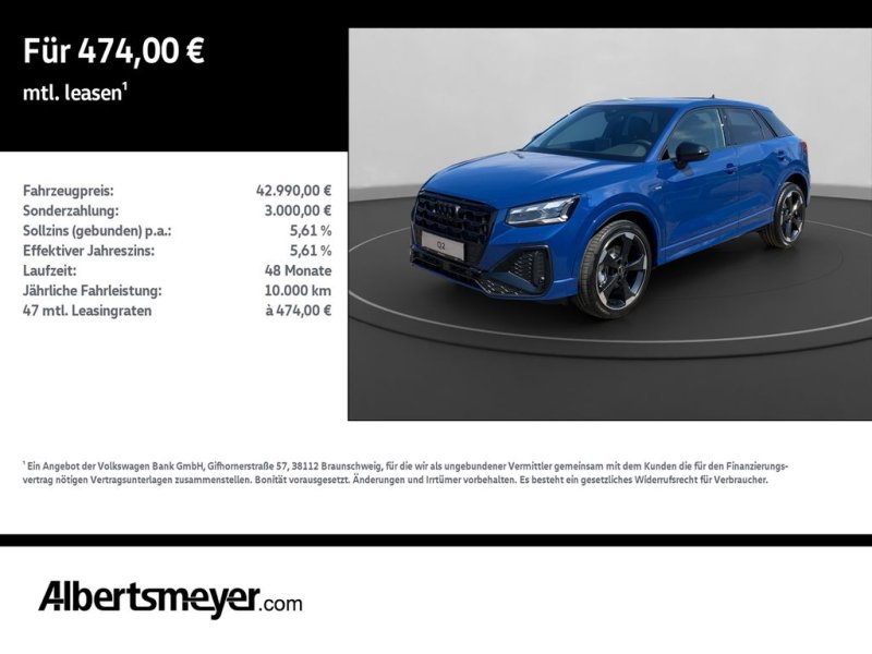 Audi Q2 35 TFSI S-LINE+AHK+MATRIX+CARPLAY