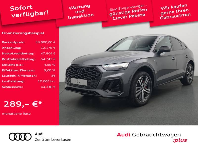 Audi Q5 Sportback S line MATRIX PANO AHK KAM360° ACC