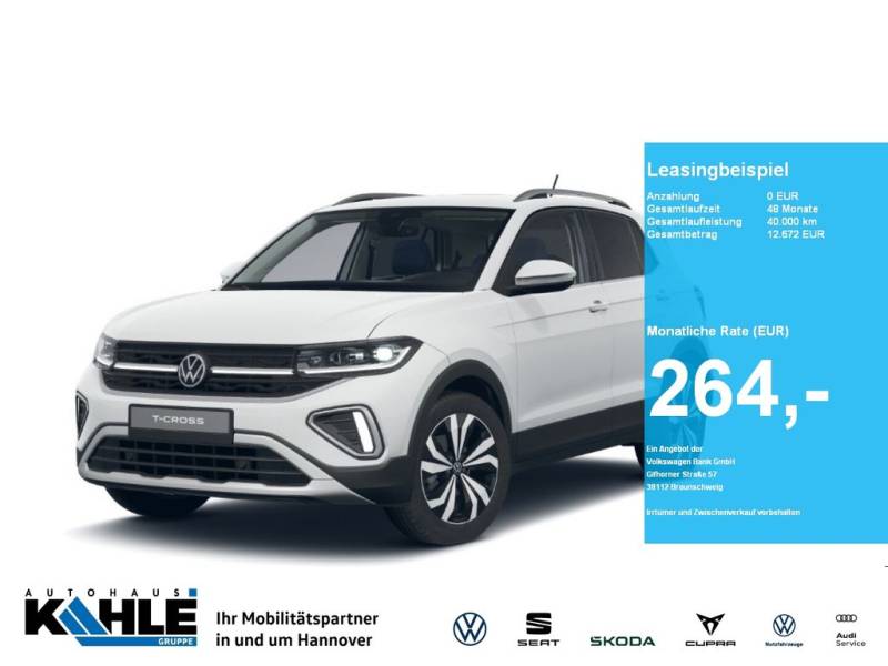 Volkswagen T-Cross Style 1.5 TSI ACT DSG CarPlay GJR AHK RF