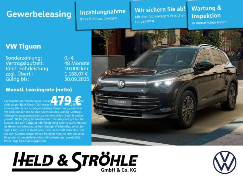 Volkswagen Tiguan Elegance 1,5 l eHybrid DSG AHK IQ-Drive