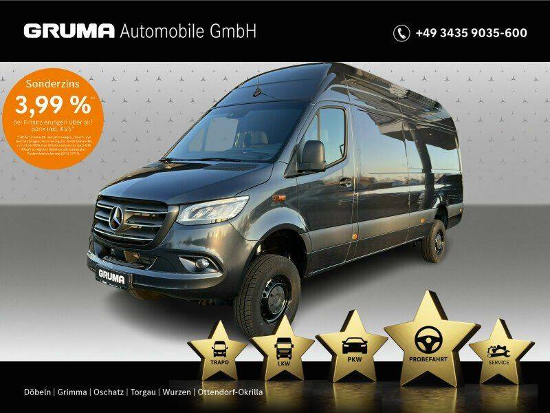 Mercedes-Benz Sprinter 419 CDI Superhoch 4x4 Allrad LED+NAVI+