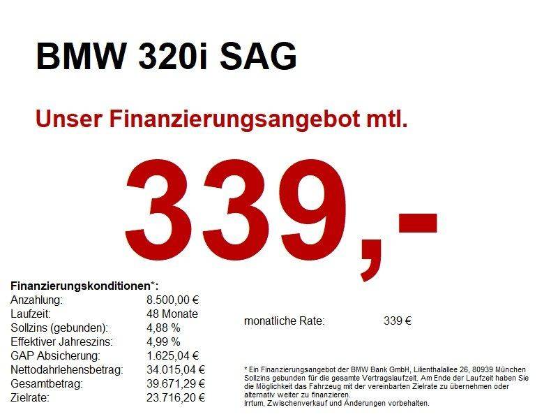 BMW 320i SAG M Sport LED+/360/K-ZUG/PRIVACY/M-Fwk+