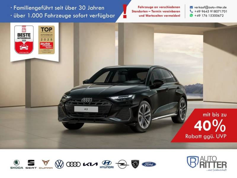 Audi A3 Sportback S line ACC-RFK-LED-Carplay-Klima...