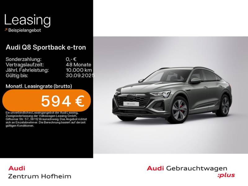 Audi Q8 Sportback e-tron 55 2x S line qu*HUD*Matrix*V